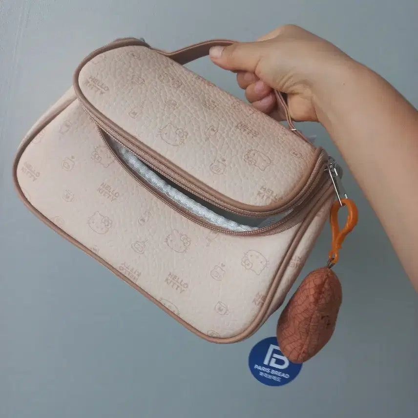 [BUNJANG] Hello Kitty Pattern Pouch Beige / 가방 파우치