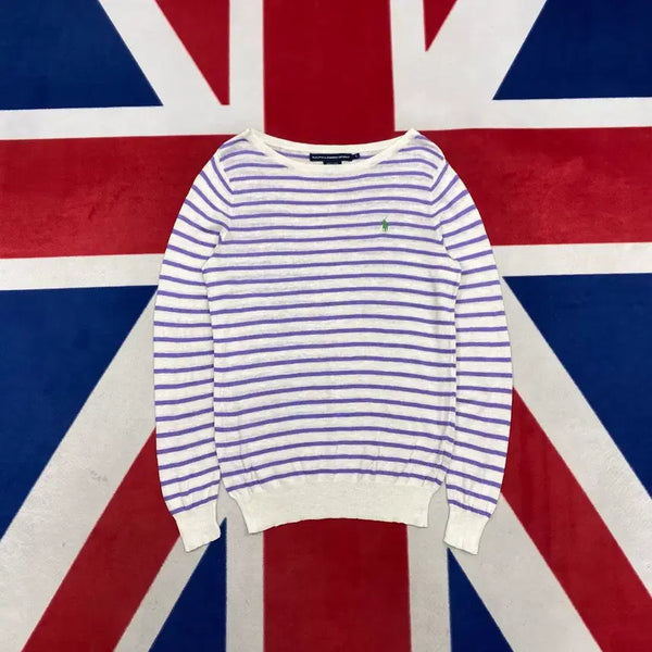 [BUNJANG] Polo Linen Knit Women's L / 폴로 린넨 니트 여성 L