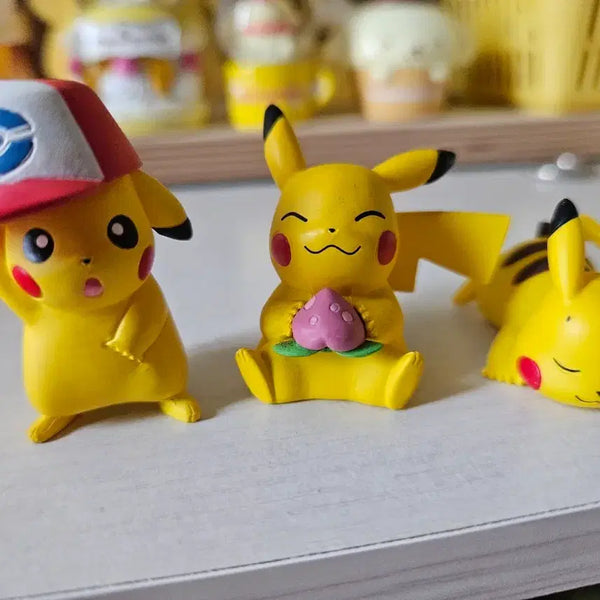 [BUNJANG] Pokemon Pikachu Gacha 3 Types Set / 포켓몬스터 피카츄 가챠 3종 세트