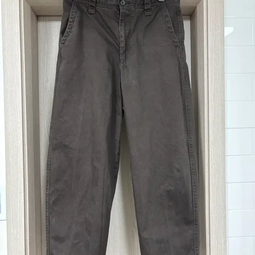 [BUNJANG] Uniqlo Wide Fit Chino Pants Brown / 유니클로 와이드핏 치노 76 브라운