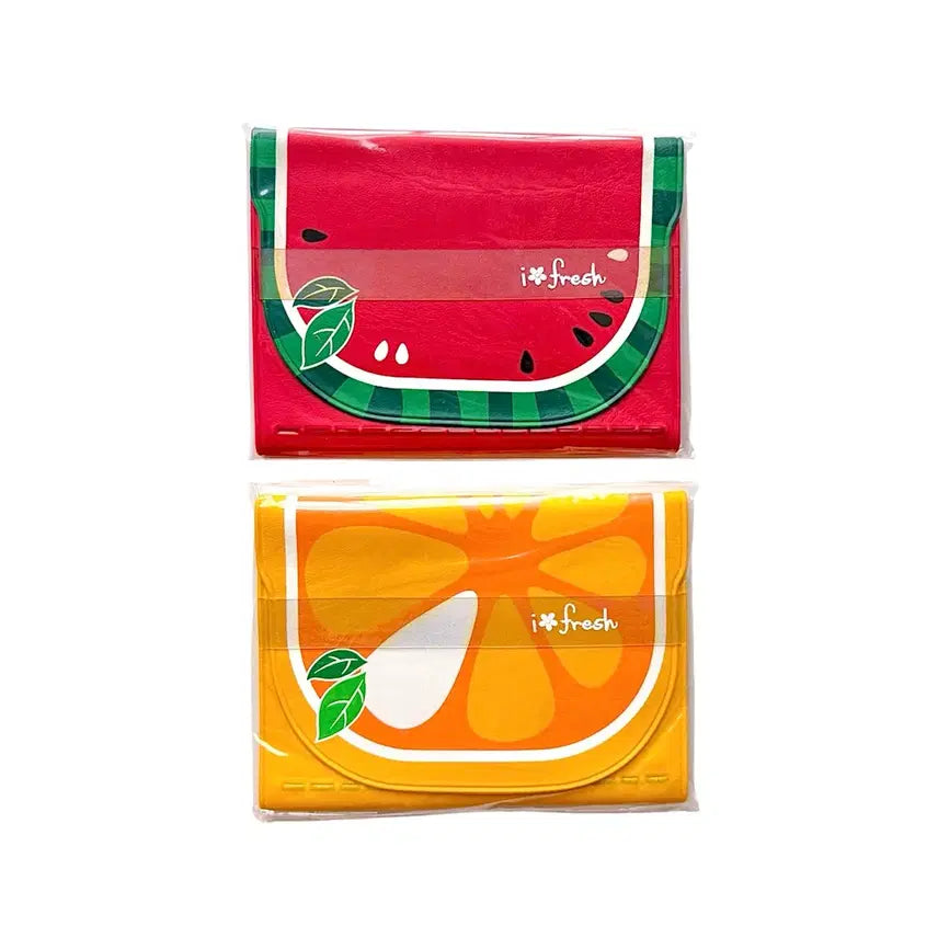 [BUNJANG] IFRESH Watermelon Orange Card Holder Wallet / 고전) 아이프레쉬 과일 수박 오렌지 카드 지갑