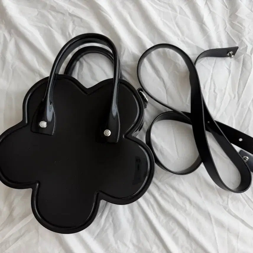 [BUNJANG] Comme des Garçons x Melissa Flower Bag Black / 꼼데가르송 x 멜리사 플라워백 블랙