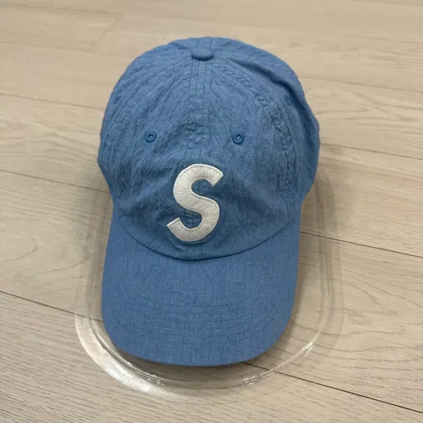 [BUNJANG] Supreme Cordura Ripstop S Logo 6-Panel Royal - 23SS / 슈프림 코듀라 립스탑 S 로고 6-패널 로얄 - 23SS