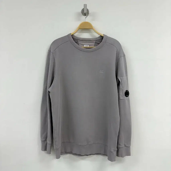 [BUNJANG] C.P. Company Goggle Logo Sweatshirt Grey / 정품)C.P 컴퍼니 고글와펜 맨투맨 그레이