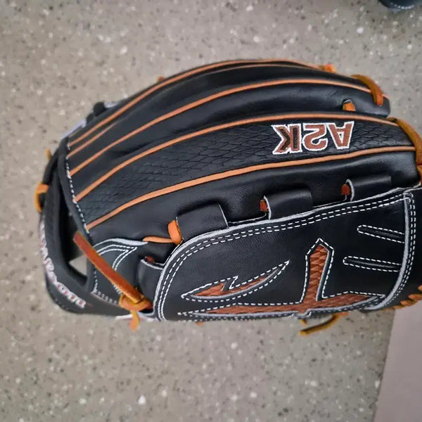 [BUNJANG] Wilson A2K Baseball Glove Black Orange / 윌슨 A2K 야구 글러브 블랙 오렌지