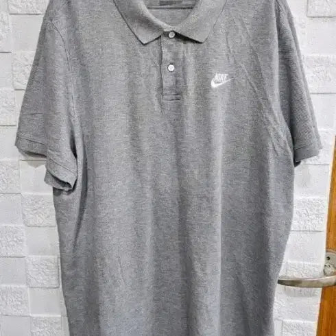 [BUNJANG] Nike Cotton Short Sleeve T-Shirt XL / 나이키 xl (105-110) 카라 반팔티셔츠