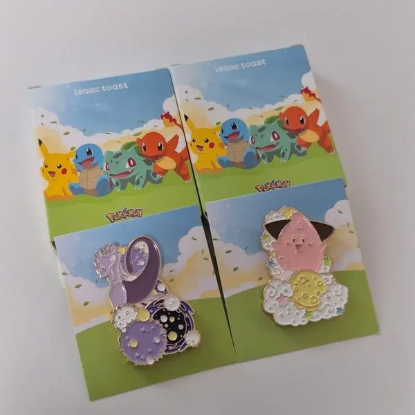 [BUNJANG] Iisak Toast Pokemon Badge Bundle Set / 이삭토스트 포켓몬 뱃지 일괄