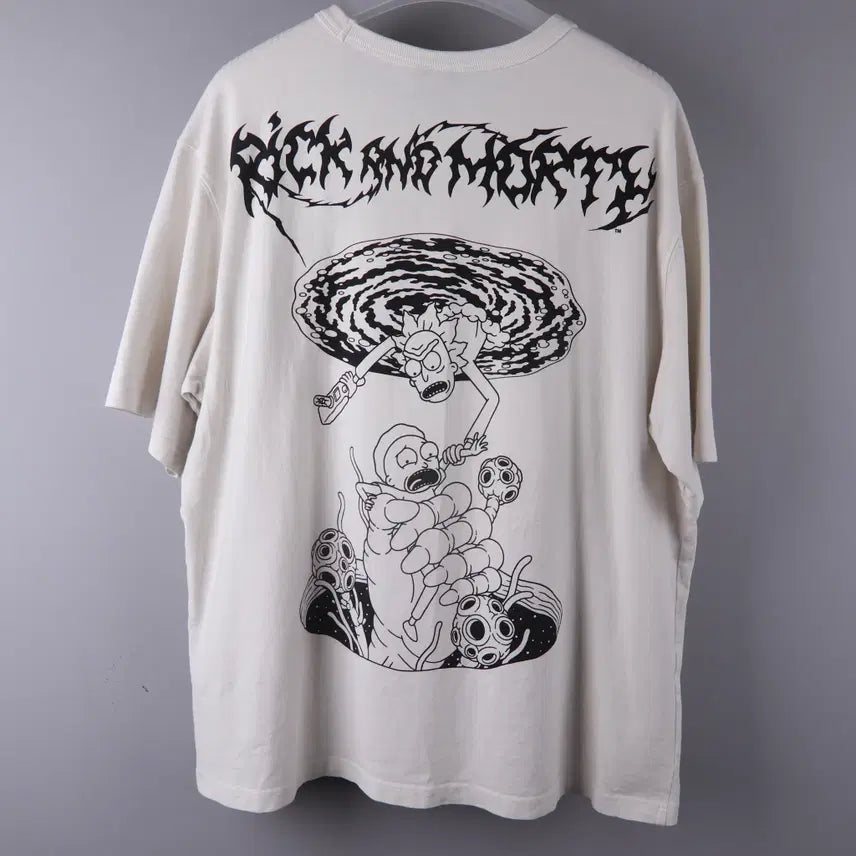 [BUNJANG] H&M x Rick and Morty Short Sleeve T-Shirt XL / H&M X 릭 앤 모티 반팔 티셔츠 (XL)