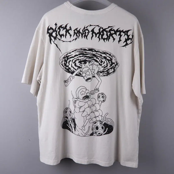 [BUNJANG] H&M x Rick and Morty Short Sleeve T-Shirt XL / H&M X 릭 앤 모티 반팔 티셔츠 (XL)
