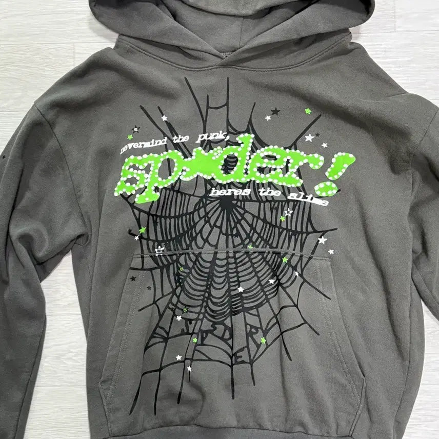 [BUNJANG] SP5DER Hoodie / sp5der 후드 영떡 급처