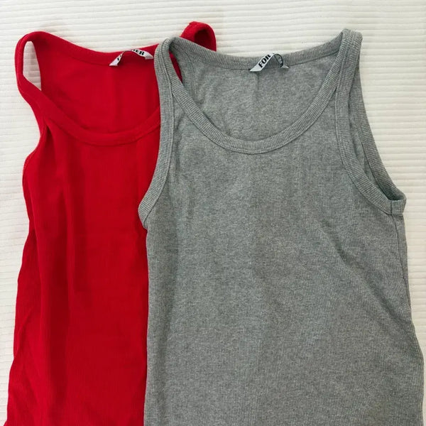 [BUNJANG] Foer Sleeveless Top / 포허 민소매 슬리브리스