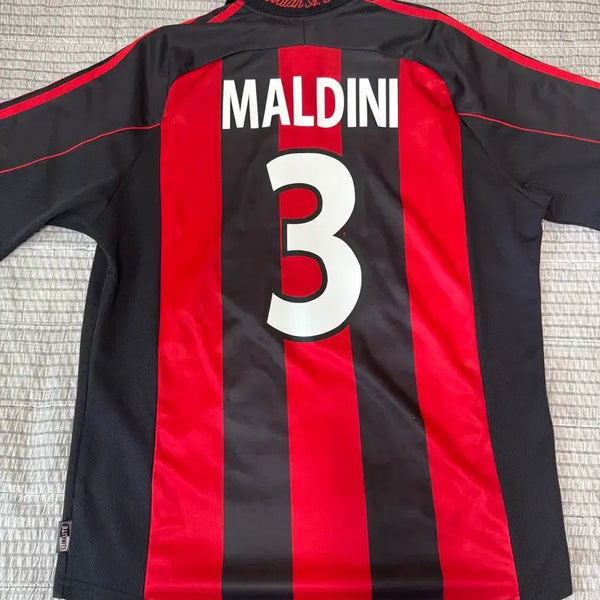 [BUNJANG] Adidas AC Milan Maldini Jersey / 아디다스 AC밀란 말디니 00-02