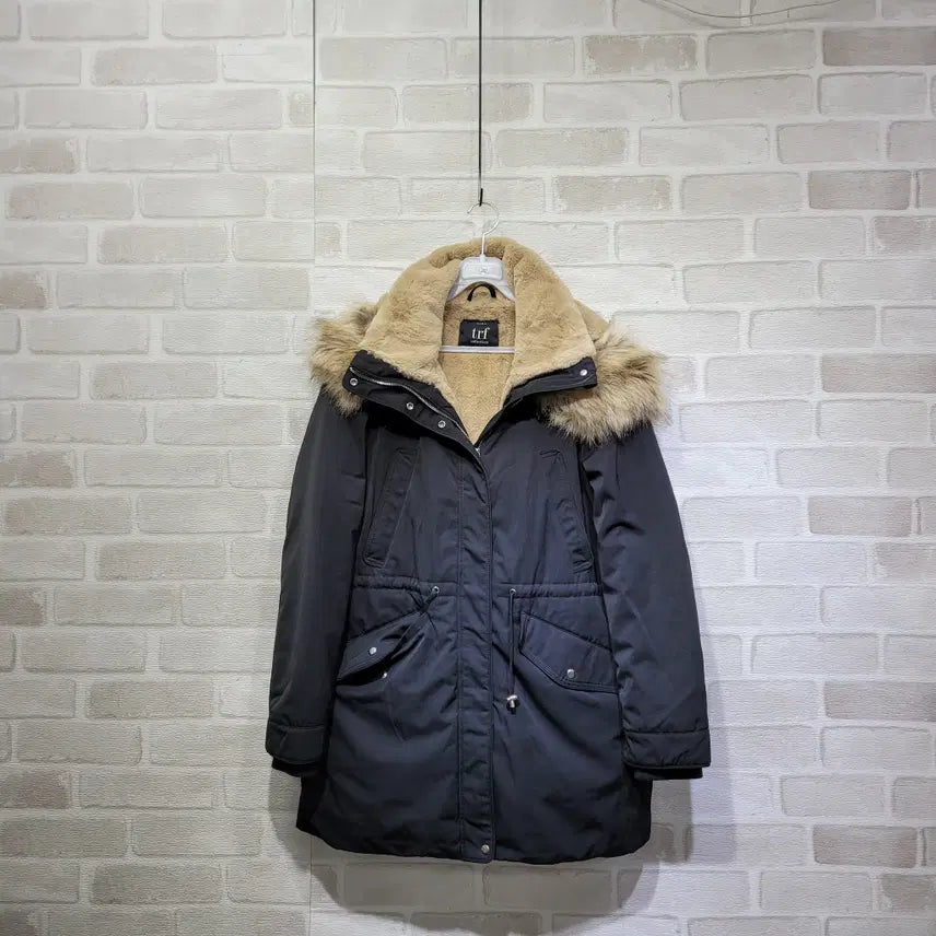 [BUNJANG] Women's Quilted Lined Parka Padding - Size 55 / ㅎ2262 퍼안감 야상 패딩 55