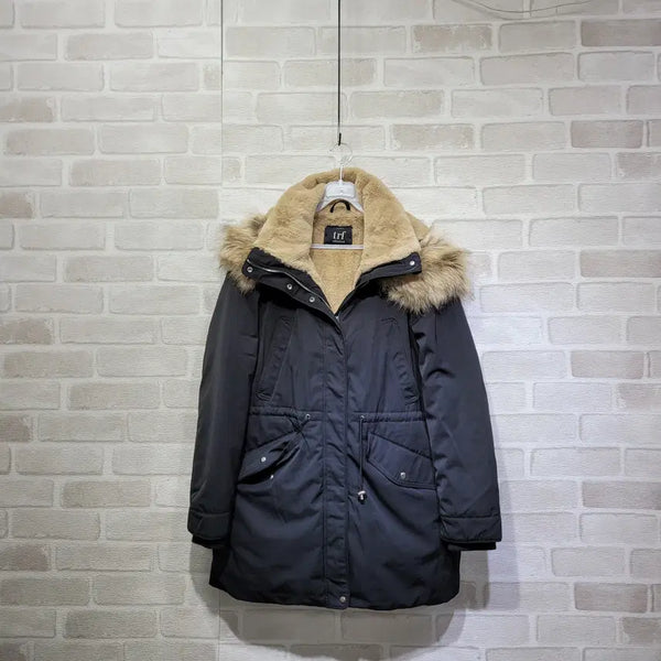 [BUNJANG] Women's Quilted Lined Parka Padding - Size 55 / ㅎ2262 퍼안감 야상 패딩 55