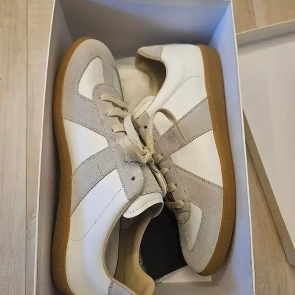 [BUNJANG] Maison Margiela German Army Trainers White/Grey Size 44 / 마르지엘라 독일군 스니커즈 44사이즈
