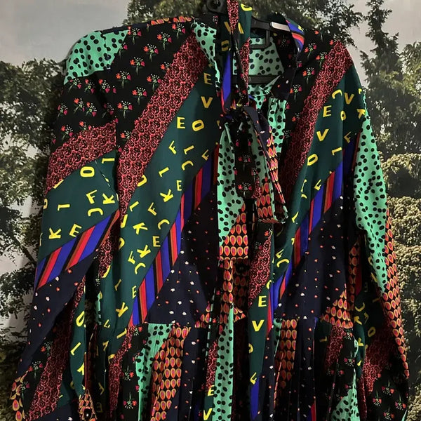 [BUNJANG] Vintage Pattern Dress / 빈티지 패턴 원피스