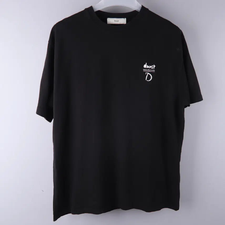 [BUNJANG] Dunst Men's Handwriting Graphic T-Shirt Black (M) / 던스트(Dunst) 남성 핸드라이팅 그래픽 티셔츠 블랙 (M)