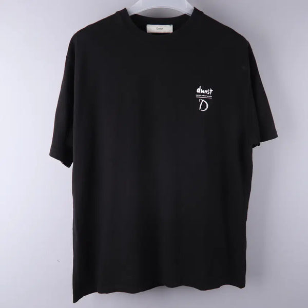 [BUNJANG] Dunst Men's Handwriting Graphic T-Shirt Black (M) / 던스트(Dunst) 남성 핸드라이팅 그래픽 티셔츠 블랙 (M)