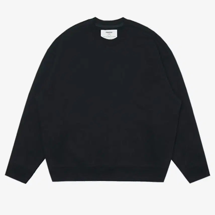 [BUNJANG] Romantic Pirates Cream Oversized Sweatshirt Black L / 로맨틱파이어리츠 크림 오버핏 스웻셔츠 맨투맨 블랙 L