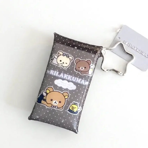 [BUNJANG] Rilakkuma Dot Carabiner Pouch - Official Japanese Product / 리락쿠마 도트 카라비너 파우치 일본정품 코리락쿠마 엔시티 위시 카드지갑 동전 지갑