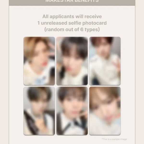 [BUNJANG] NCT WISH MakeStar Kuala Lumpur Photocard Riku Yushi Sion Jaehee Ryo Sakuya / 엔시티위시 메이크스타 쿠알라룸푸르 영통 미공포 포카 리쿠 유우시 시온 재희 료 사쿠야