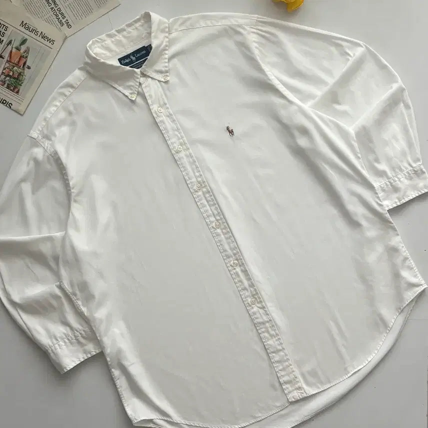 [BUNJANG] Polo Ralph Lauren Yarmouth Fit Oxford White Shirt / Polo 폴로랄프로렌 오버핏 옥스포드 화이트 셔츠