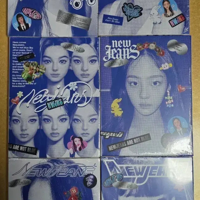 [BUNJANG] NewJeans 1st Album 'Blue Book' Sealed Bundle Set / 뉴진스 NewJeans 블루북 1집 앨범 미개봉 세트 일괄 판매