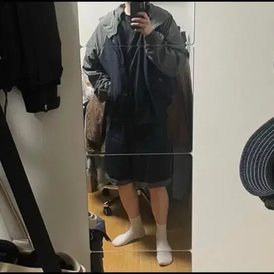 [BUNJANG] Prismworks Two-Tone Nylon Tracksuit Set (Top & Bottom) / (M)프리즘웍스 투톤 나일론 바람막이 상하의세트 트랙셋업 새상품급