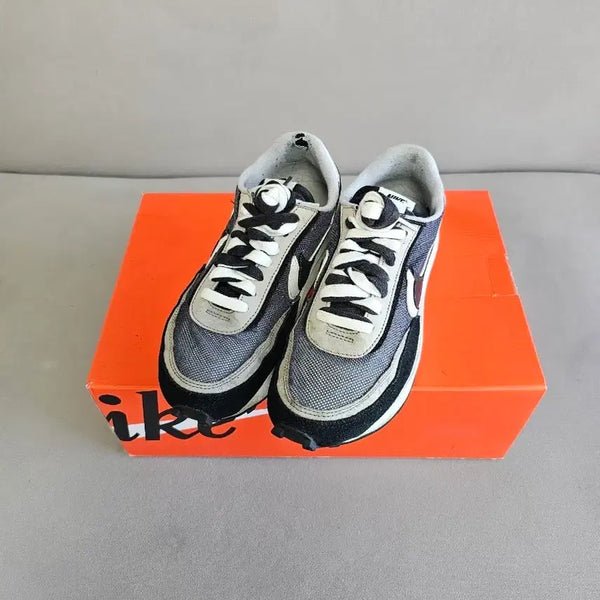 [BUNJANG] Nike x Sacai LD Waffle Black White / [265]나이키 사카이 LD 와플 블랙 검흰 흰검 화이트