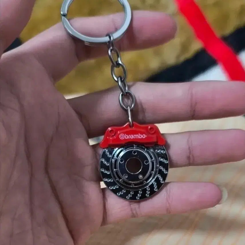 [BUNJANG] Brembo Caliper Brake Disc Keychain / (키링) 브렘보 캘리퍼 브레이크 디스크 키링