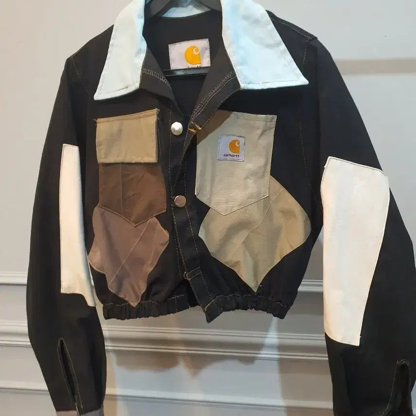 [BUNJANG] Carhartt Patch Short Jacket / 칼하트  패치 리품  숏자켓