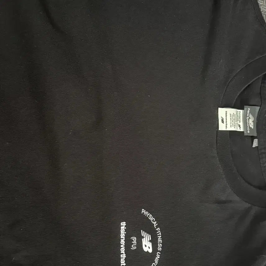 [BUNJANG] New Balance x Dim.E.Cres. T-Shirt Black M / 뉴발란스 디네댓 콜라보 블랙 반팔티 M