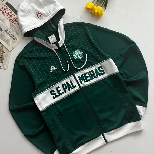 [BUNJANG] Adidas Palmeiras Track Top Hoodie Jersey / adidas 아디다스 팔메이라스 트랙탑 후드 져지