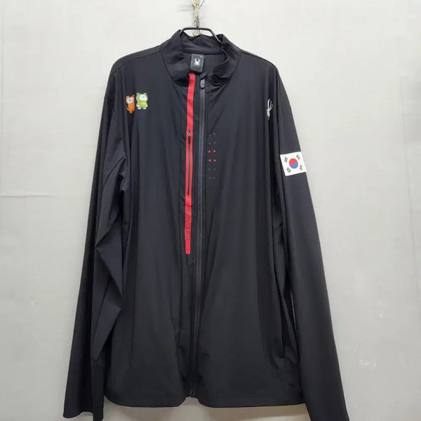 [BUNJANG] SPIDER Gangwon National Team Taegukgi Windbreaker Jacket / 스파이더 강원대표팀 태극기 와펜 바람막이 자켓3XL(XL)