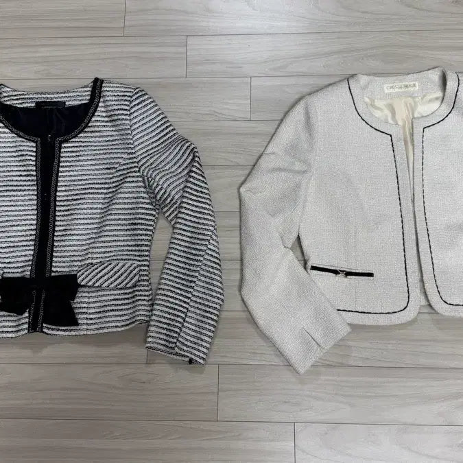 [BUNJANG] Vintage Japanese Tweed Jacket Bundle Set / 일본 빈티지 여성 트위드 자켓 2장 일괄