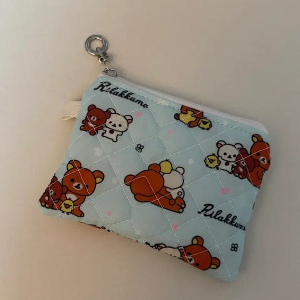 [BUNJANG] Rilakkuma Handmade Wallet Pouch / 리락쿠마 핸드메이드 지갑파우치겸