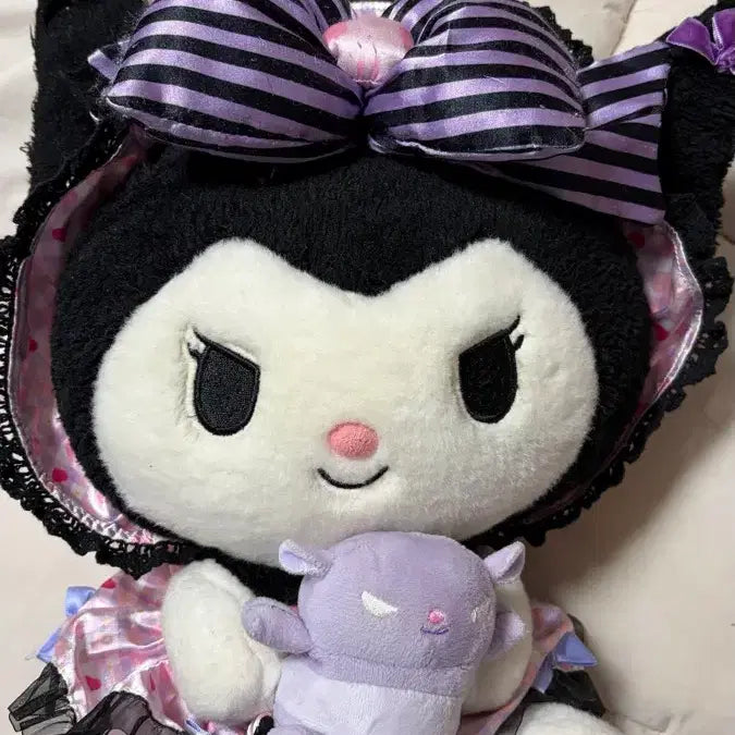 [BUNJANG] Vintage Kuromi Sanrio Plush Doll / 빈티지 쿠로미인형 산리오