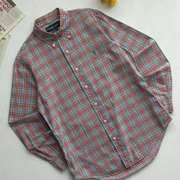 [BUNJANG] Polo Ralph Lauren Tartan Check Cotton Shirt / Polo 폴로랄프로렌 타탄 체크 셔츠