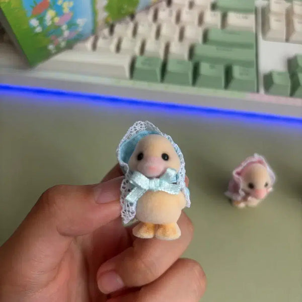 [BUNJANG] Sylvanian Families Baby Duck (Sky Blue) / 실바니안 아기오리 (하늘색)