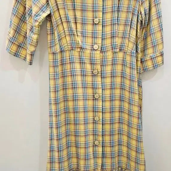 [BUNJANG] DEWL Check Long Dress / 듀엘 체크 롱원피스