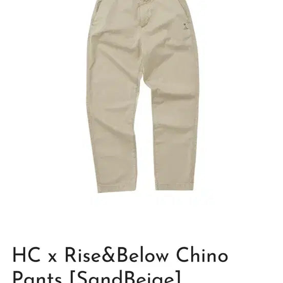 [BUNJANG] Rise and Below Hotel Cerritos Collaboration 302 Chino Pants / 라이즈앤빌로우 호텔 세리토스 콜라보 302 치노 팬츠
