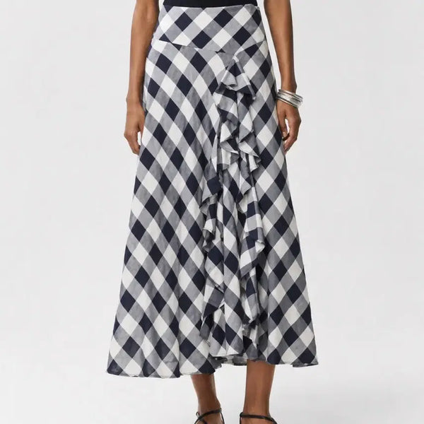 [BUNJANG] Lauren Ralph Lauren Ruffle Maxi Skirt / 로렌랄프로렌 러플 맥시스커트