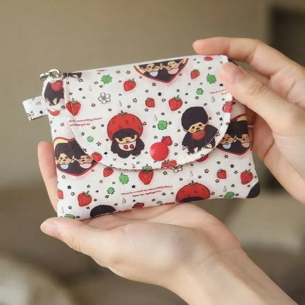 [BUNJANG] Monchhichi Two-Way Card Holder / 몬치치 투웨이 카드지갑