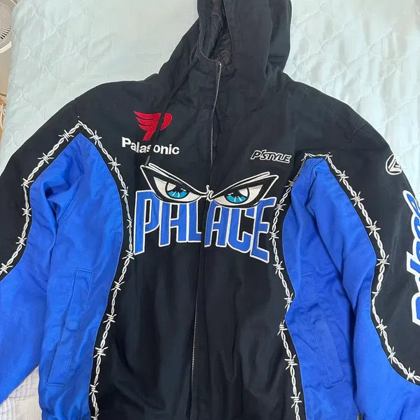 [BUNJANG] Palace P-Style Jumper Black Blue / 팔라스 P-STYLE 점퍼 블랙 블루
