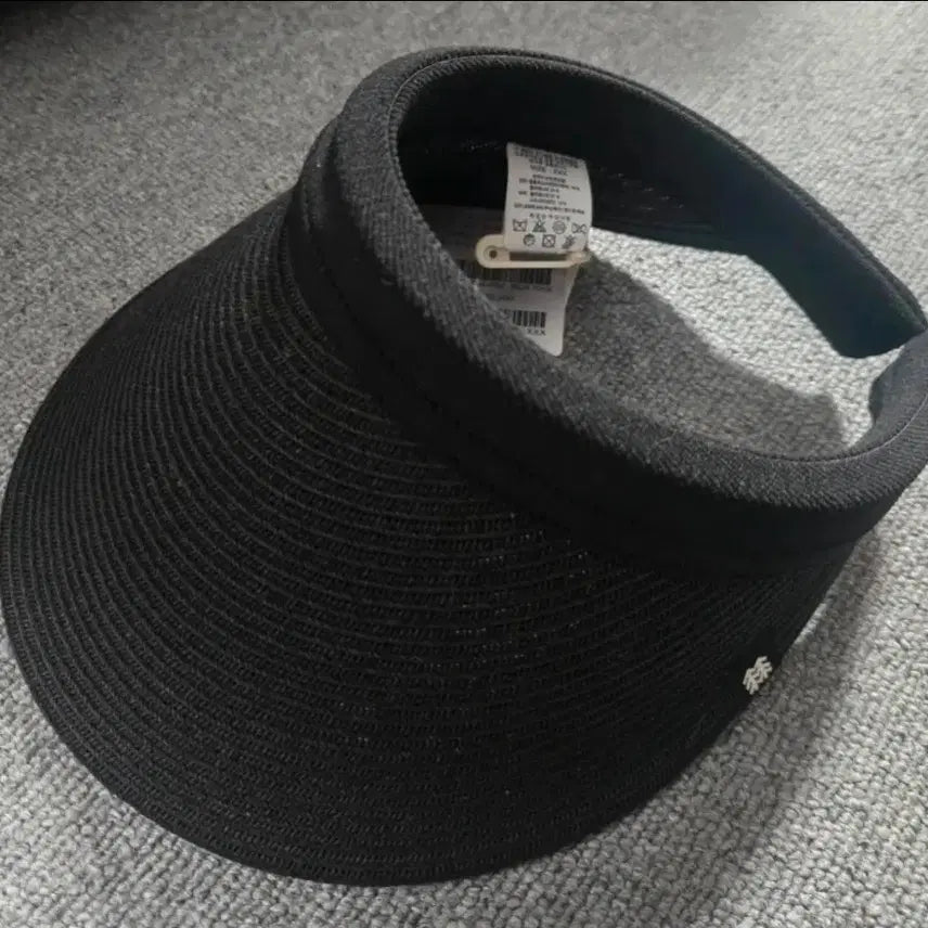 [BUNJANG] Kolon Weaving Sun Visor Black / 정가 5만원 남녀공용 코오롱 위빙 썬바이저 블랙