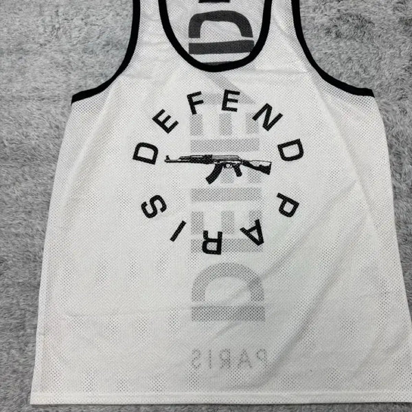 [BUNJANG] DEFEND PARIS White Tank Top / DEFEND PARIS 나시 흰색