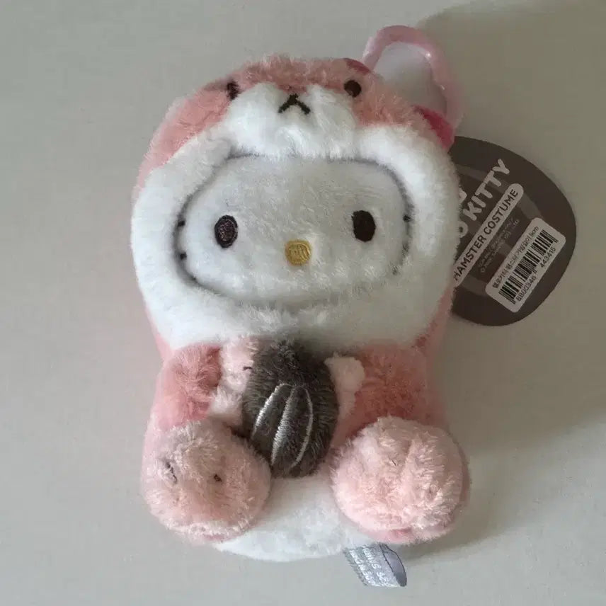 [BUNJANG] Sanrio Hello Kitty Hamster Costume Plush Keychain (9cm) / [새상품] 헬로키티 햄스터코스튬 인형키링 (9cm)