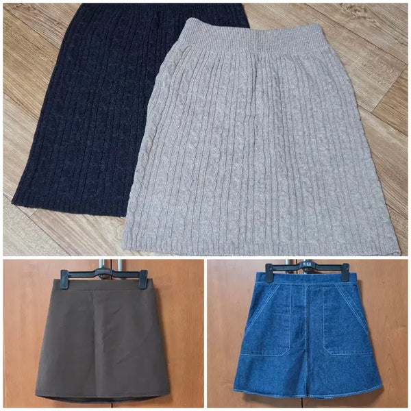 [BUNJANG] Skirts Bundle Set (Set of 4) / 치마 4장 일괄 만원