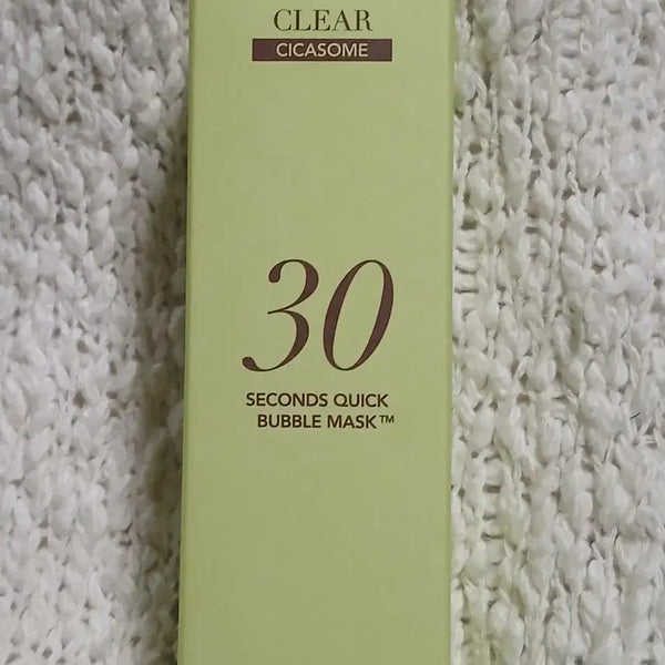 [BUNJANG] Menokin Clear Cicazome 30-Second Quick Bubble Mask / 메노킨 클리어 시카좀 30초 퀵 버블 마스크