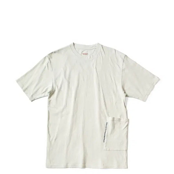 [BUNJANG] Kapital Gauze Jersey Biscuit Pocket T-Shirt Ivory / 캐피탈 거즈 저지 비스킷 포켓 티셔츠 아이보리 kapital